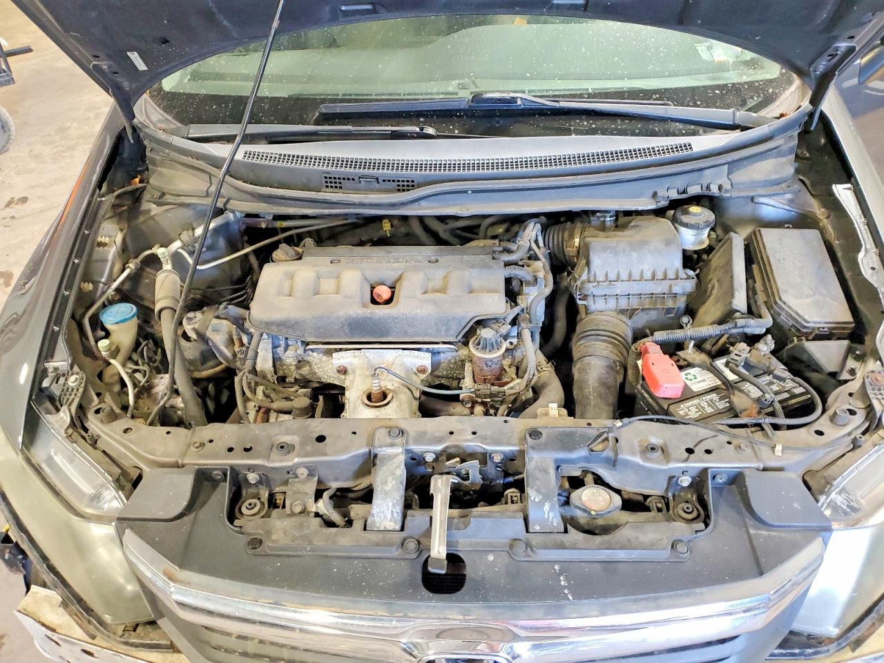 2012 Honda Civic Lx Gray vin: 19XFB2F57CE387578