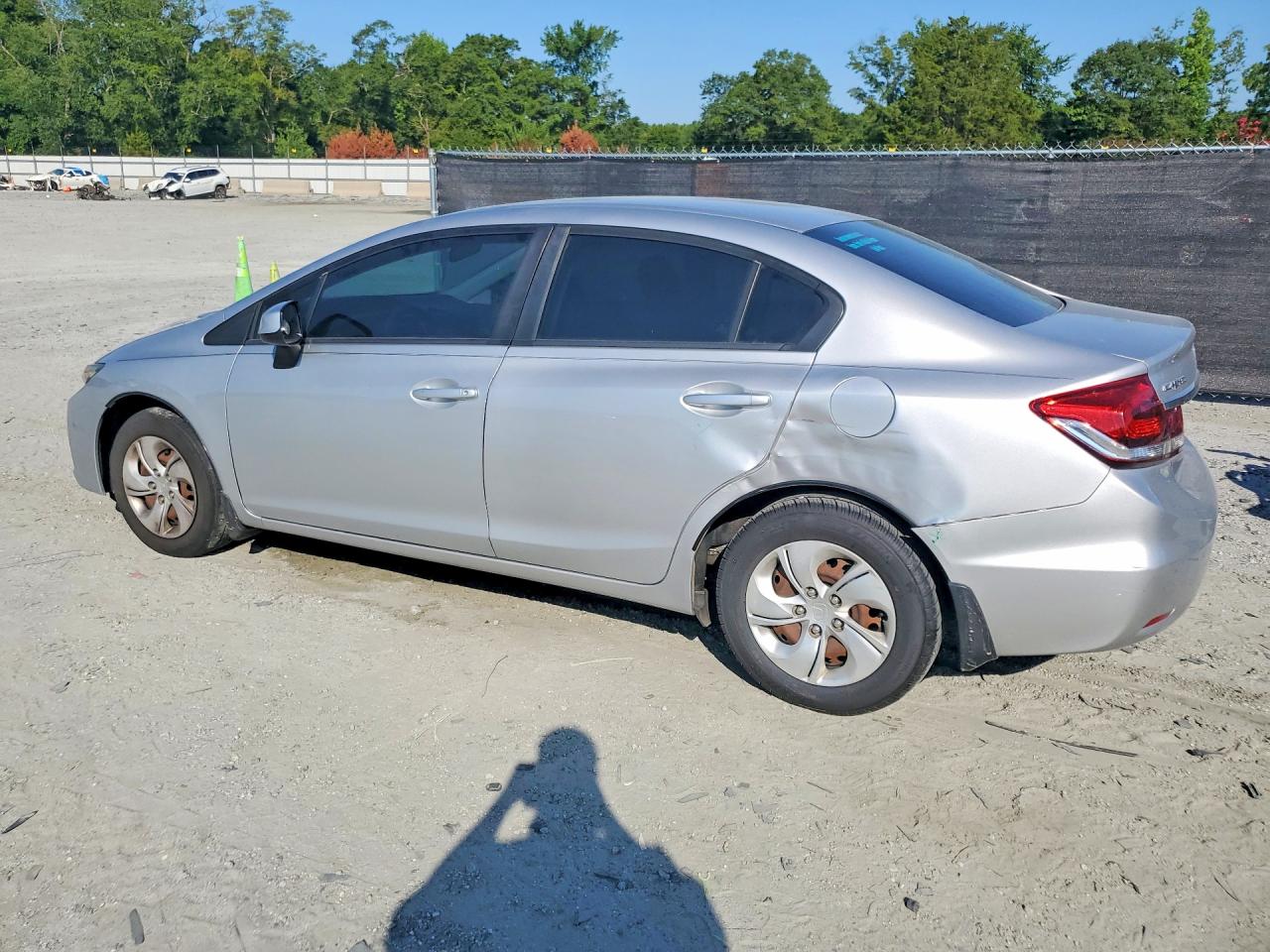 2013 Honda Civic Lx Серебряный vin: 19XFB2F57DE009066