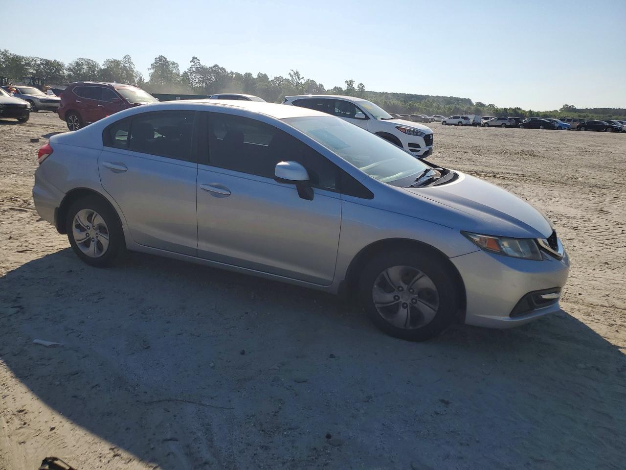 2013 Honda Civic Lx Серебряный vin: 19XFB2F57DE009066
