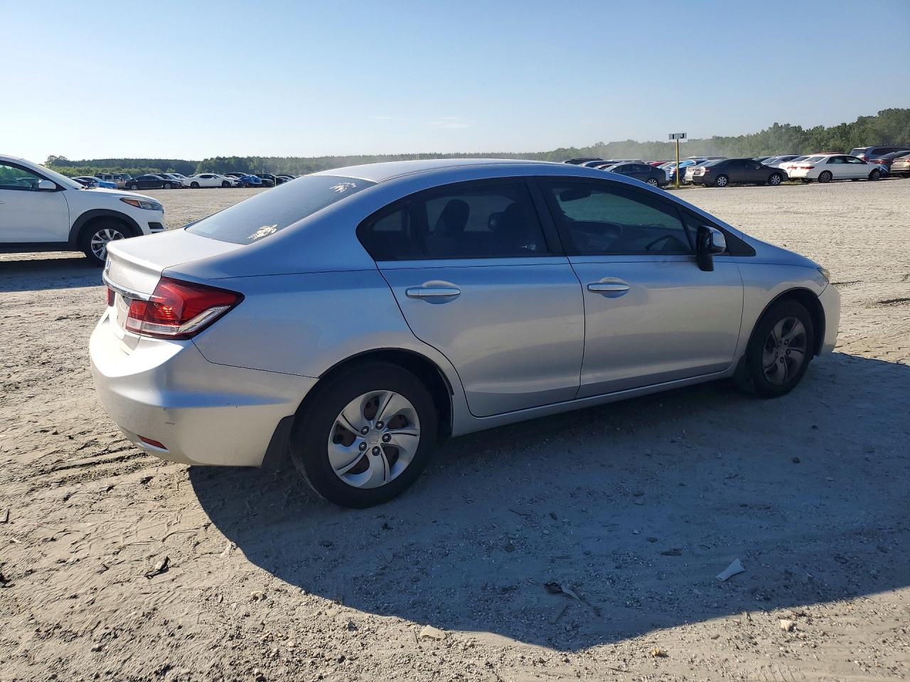 2013 Honda Civic Lx Серебряный vin: 19XFB2F57DE009066