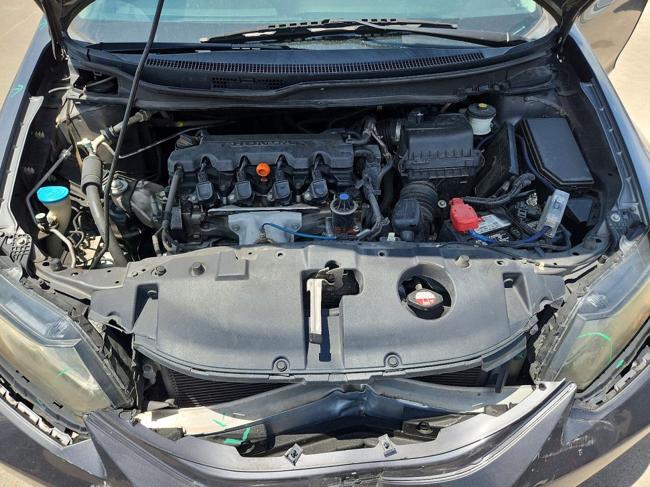 2013 Honda Civic Lx Gray vin: 19XFB2F57DE020150