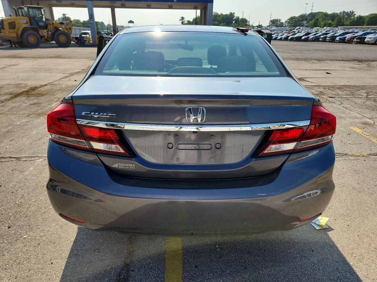 2013 Honda Civic Lx Gray vin: 19XFB2F57DE028684