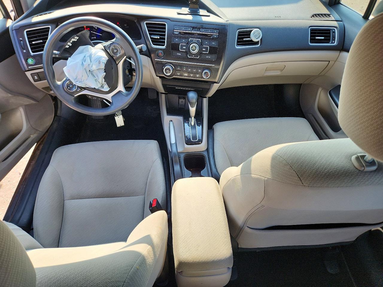 2013 Honda Civic Lx Gray vin: 19XFB2F57DE028684