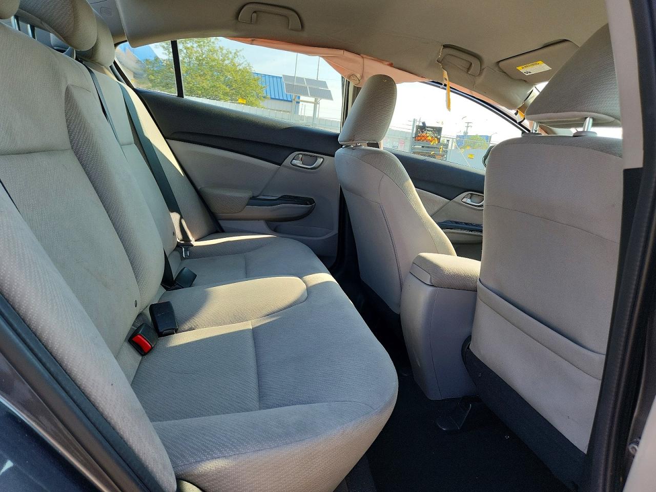 2013 Honda Civic Lx Gray vin: 19XFB2F57DE028684