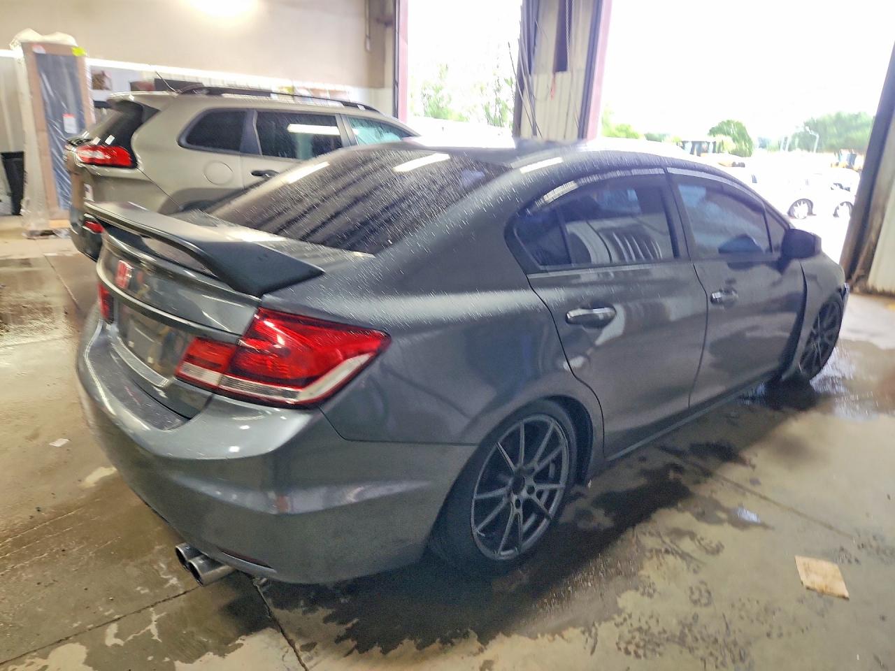 2013 Honda Civic Lx Gray vin: 19XFB2F57DE036719
