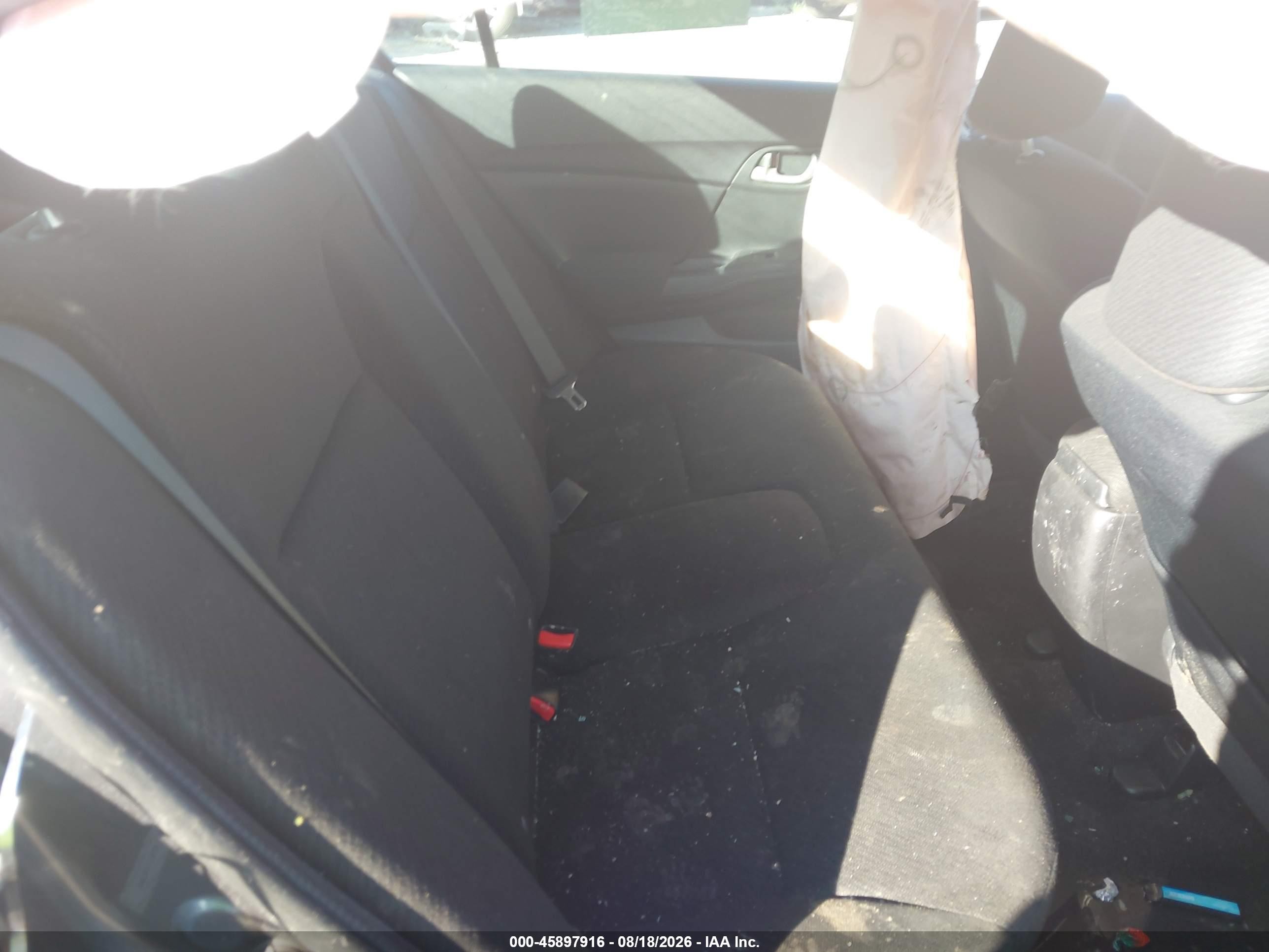 2013 Honda Civic Lx Gray vin: 19XFB2F57DE036848