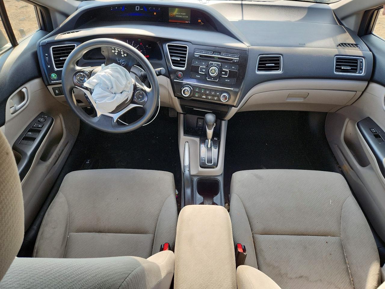 2013 Honda Civic Lx Gray vin: 19XFB2F57DE037630
