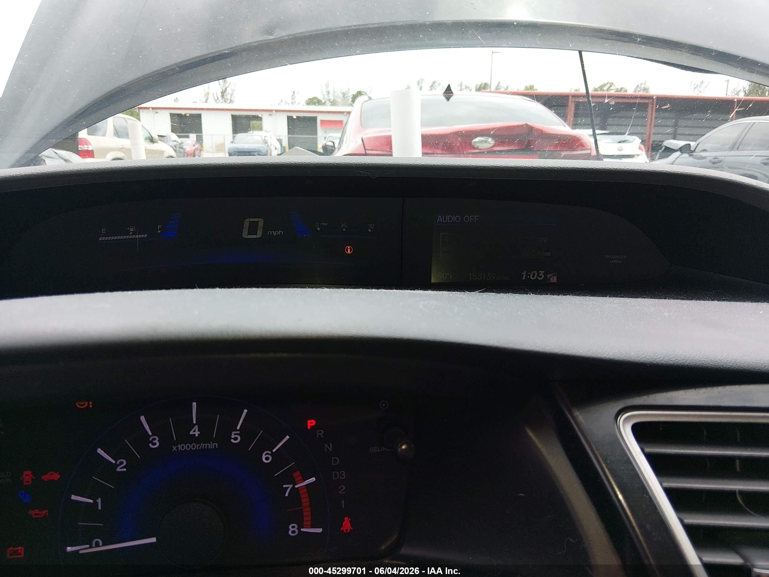 2013 Honda Civic Lx Black vin: 19XFB2F57DE042746