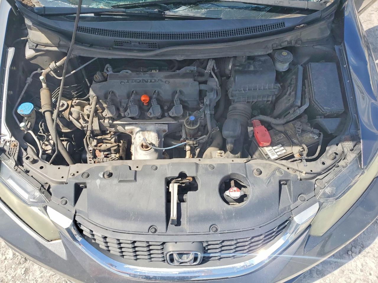 2013 Honda Civic Lx Gray vin: 19XFB2F57DE045520