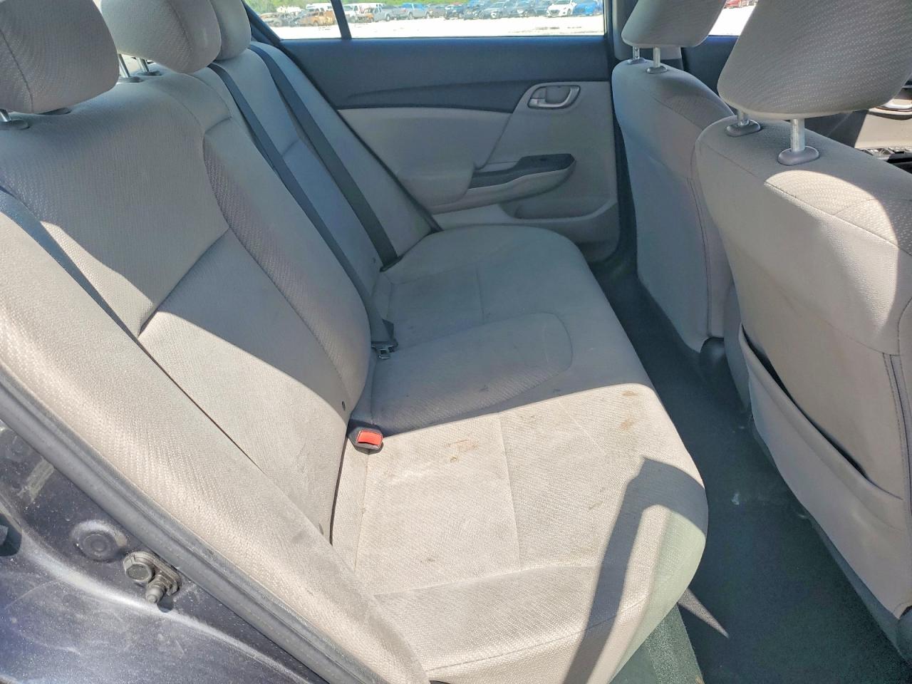 2013 Honda Civic Lx Gray vin: 19XFB2F57DE045520