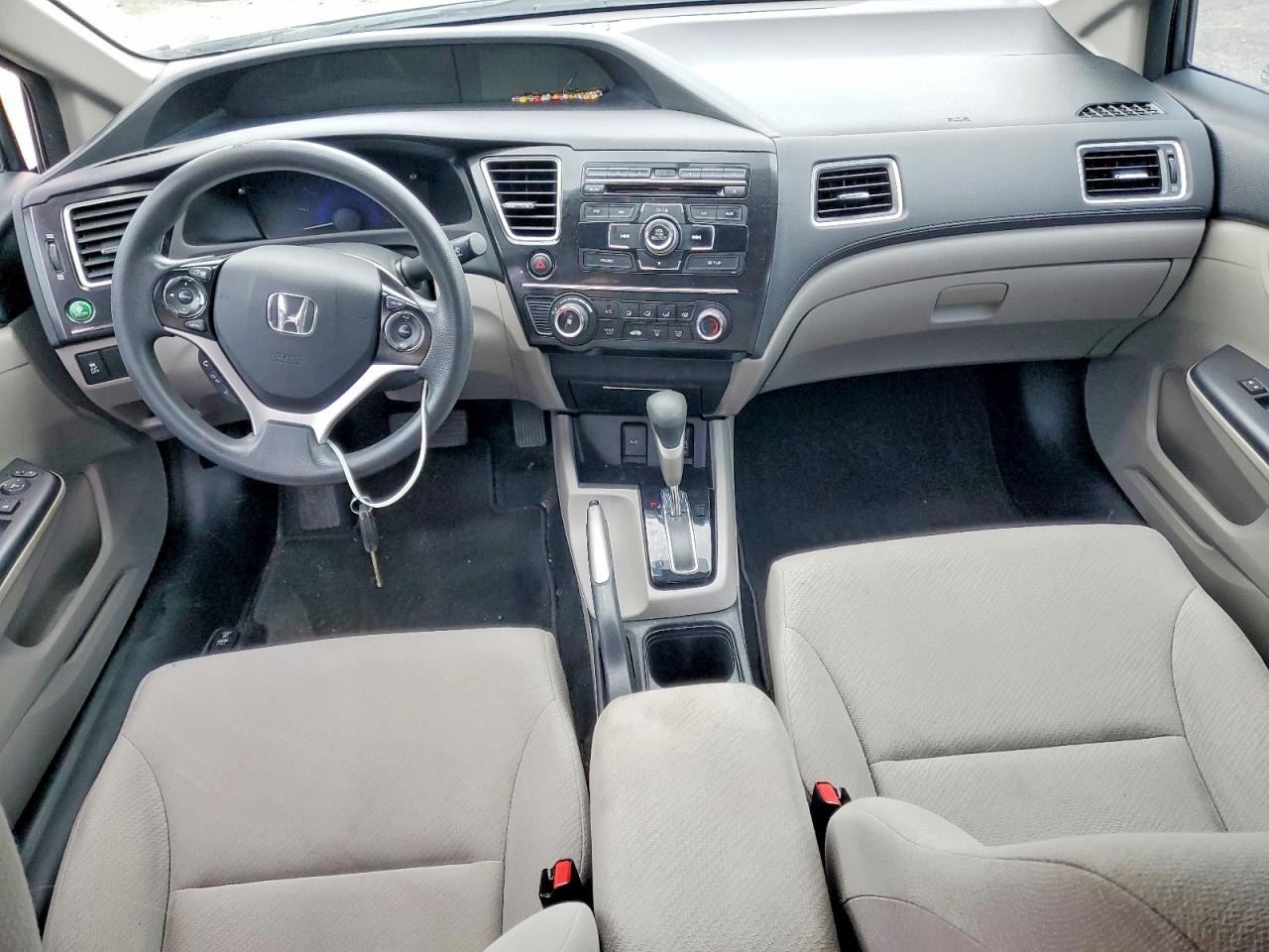 2013 Honda Civic Lx Gray vin: 19XFB2F57DE048322