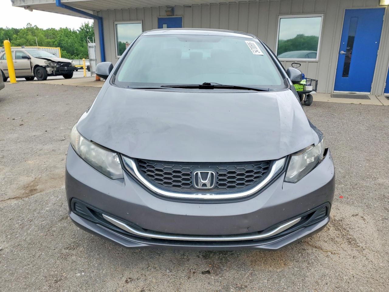2013 Honda Civic Lx Gray vin: 19XFB2F57DE048322