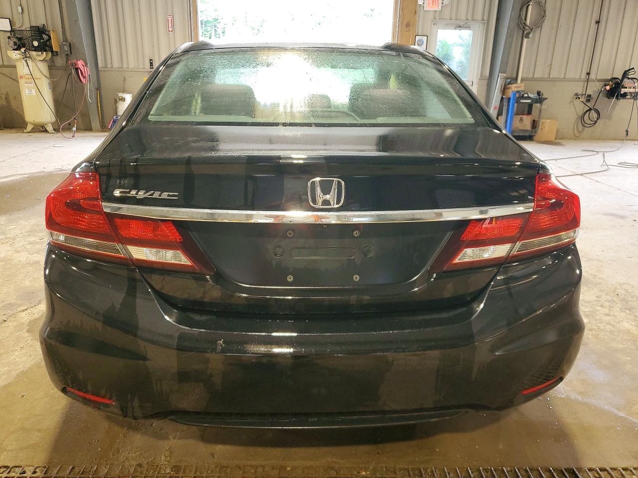 2013 Honda Civic Lx Black vin: 19XFB2F57DE060695
