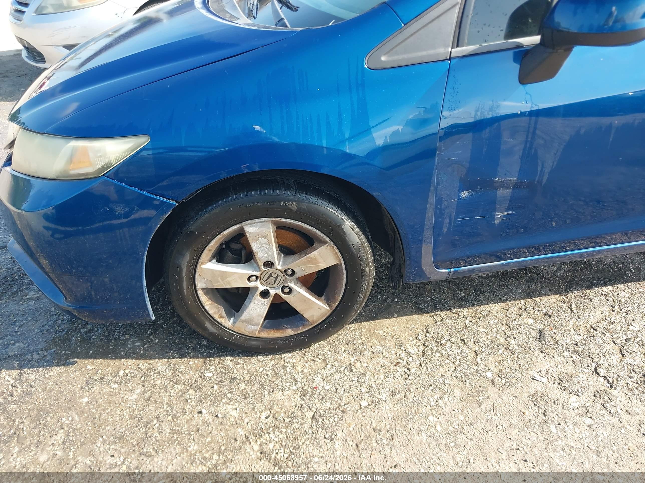 2013 Honda Civic Lx Blue vin: 19XFB2F57DE086875