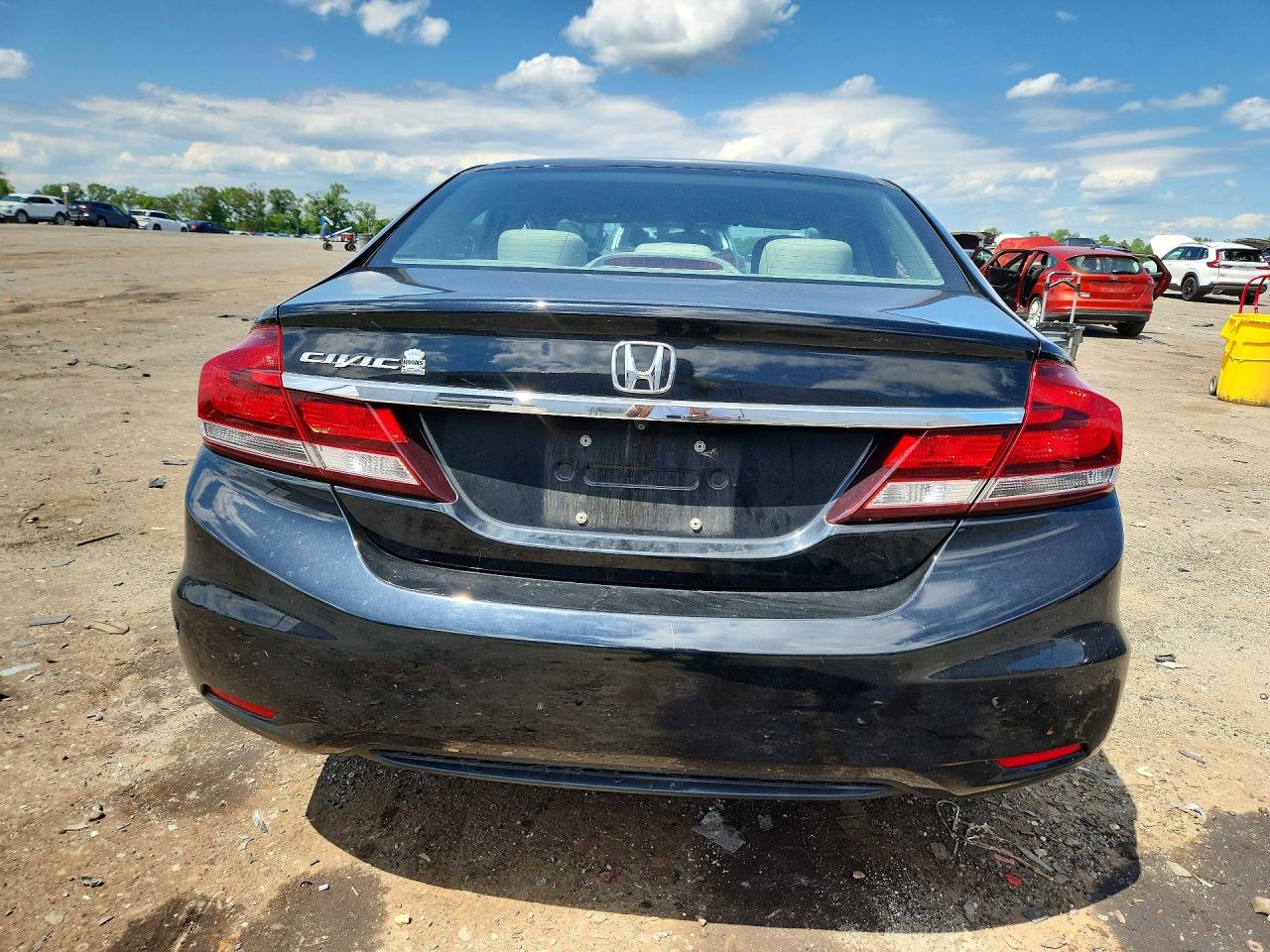2013 Honda Civic Lx Black vin: 19XFB2F57DE093969