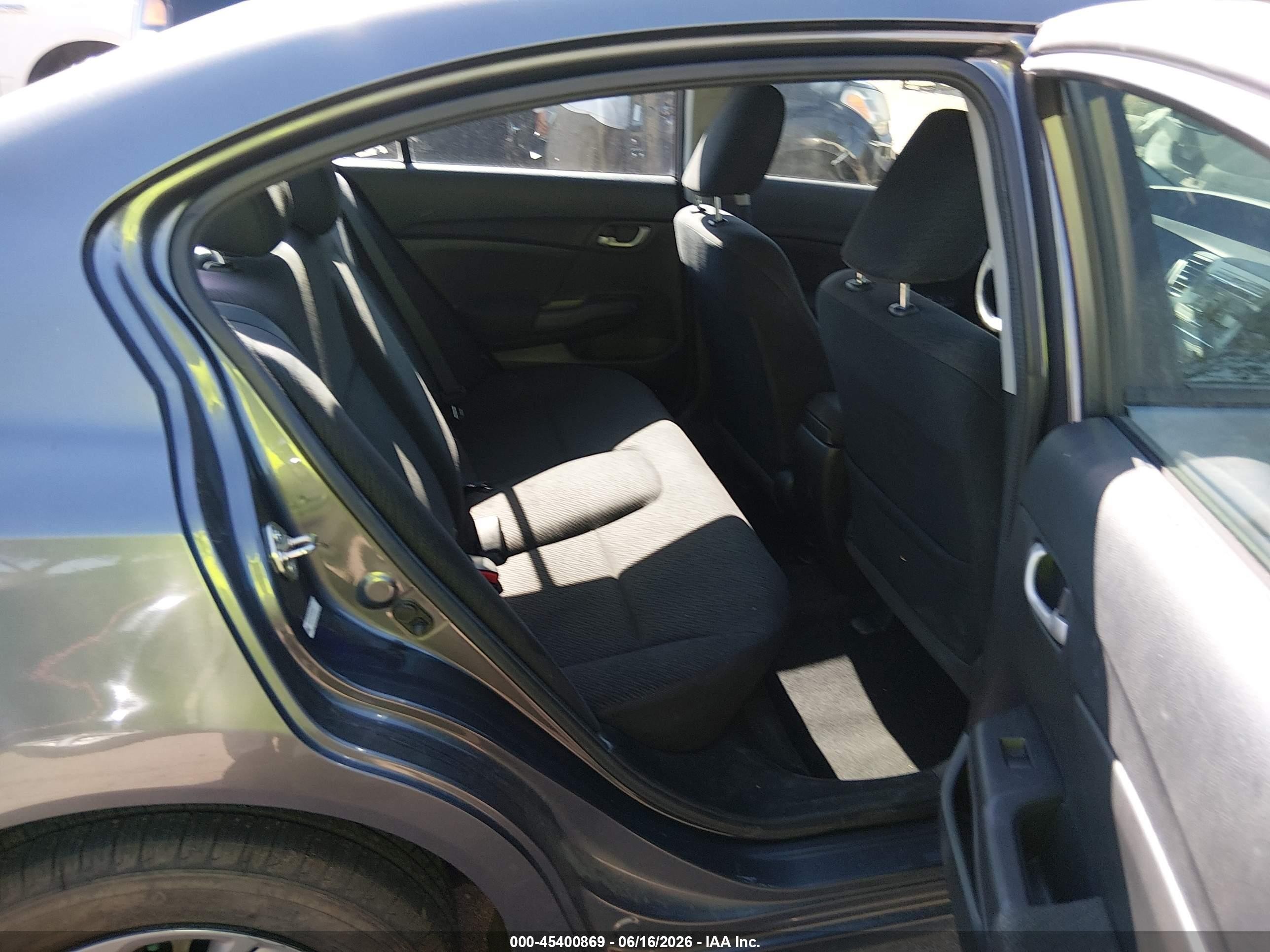 2013 Honda Civic Lx Gray vin: 19XFB2F57DE203984