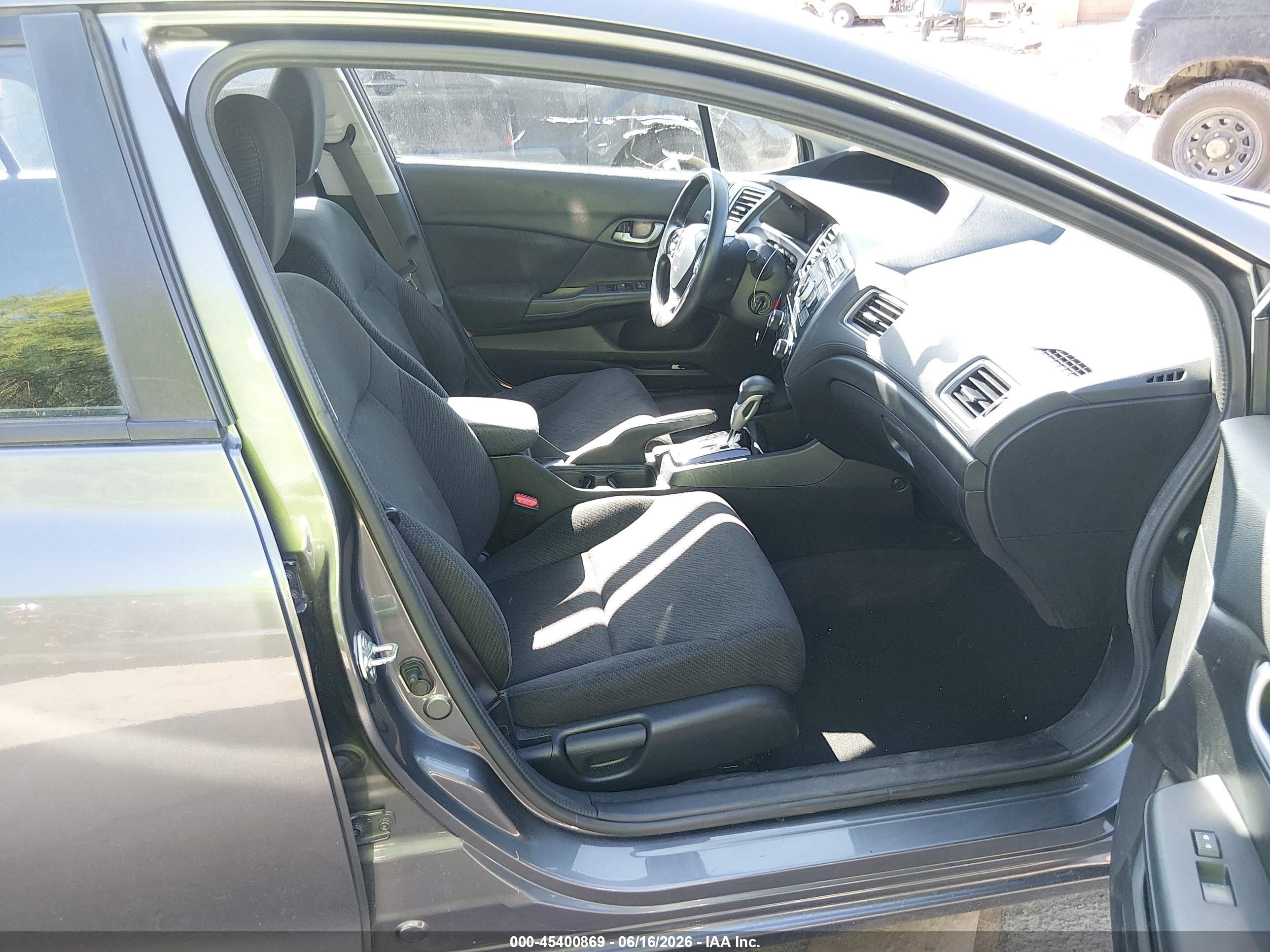 2013 Honda Civic Lx Gray vin: 19XFB2F57DE203984