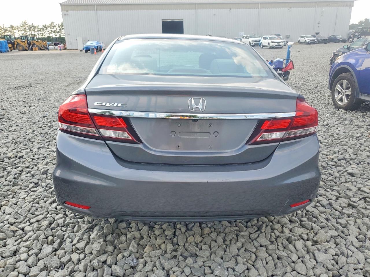 2013 Honda Civic Lx Gray vin: 19XFB2F57DE207663