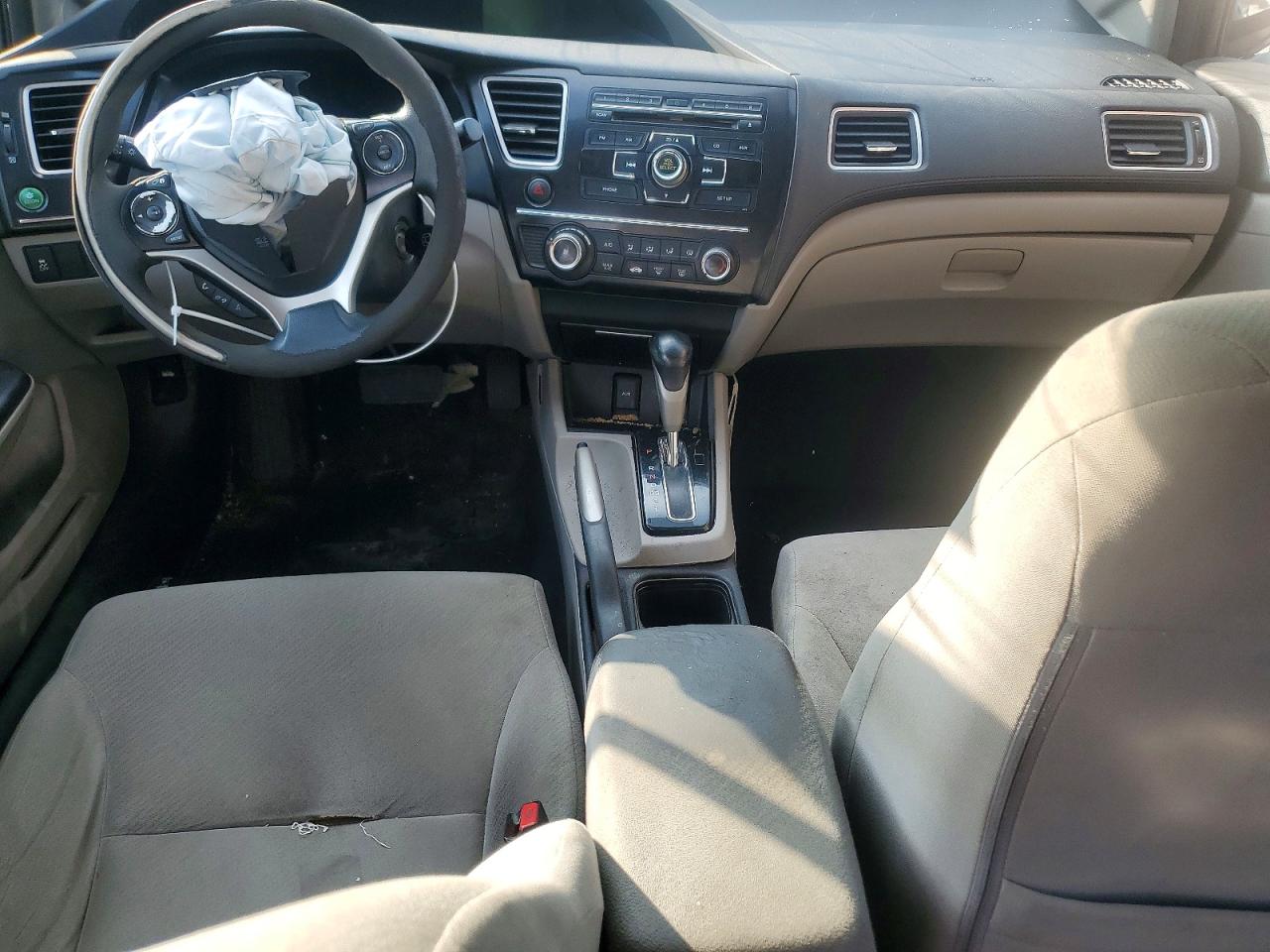2013 Honda Civic Lx Gray vin: 19XFB2F57DE207663