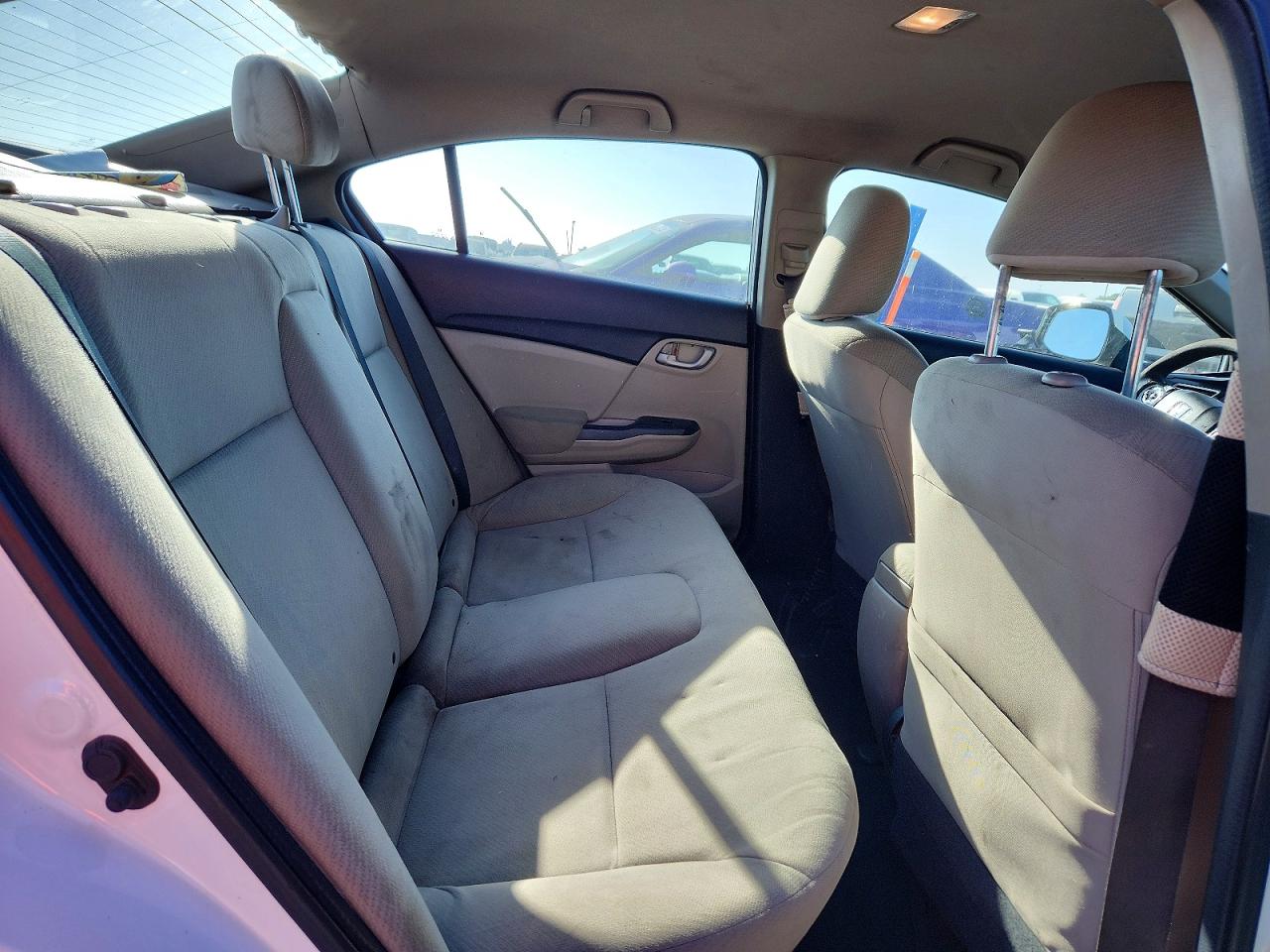 2013 Honda Civic Lx Белый vin: 19XFB2F57DE208263