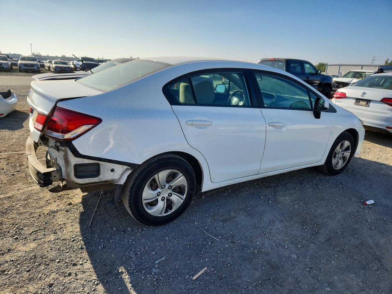 2013 Honda Civic Lx Белый vin: 19XFB2F57DE208263