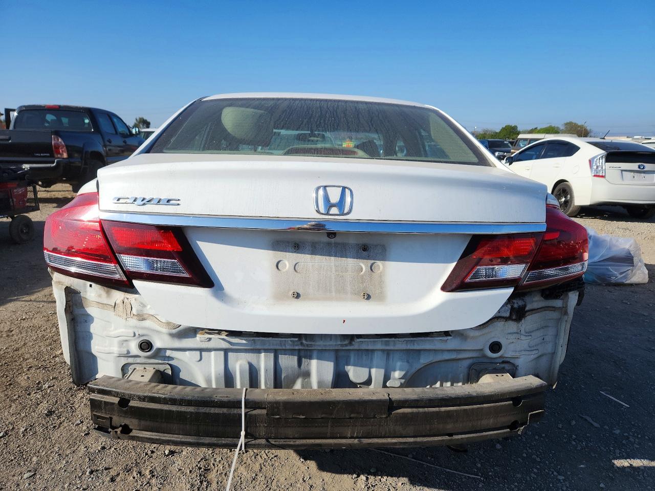 2013 Honda Civic Lx Белый vin: 19XFB2F57DE208263