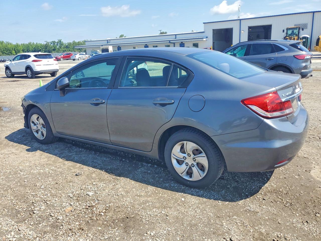 2013 Honda Civic Lx Серый vin: 19XFB2F57DE210434