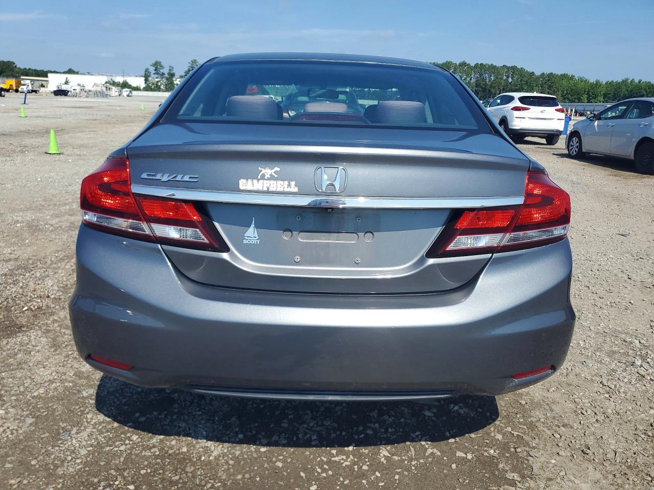 2013 Honda Civic Lx Серый vin: 19XFB2F57DE210434