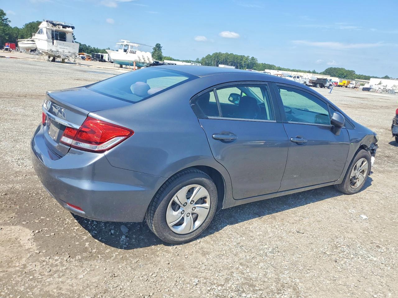 2013 Honda Civic Lx Серый vin: 19XFB2F57DE210434
