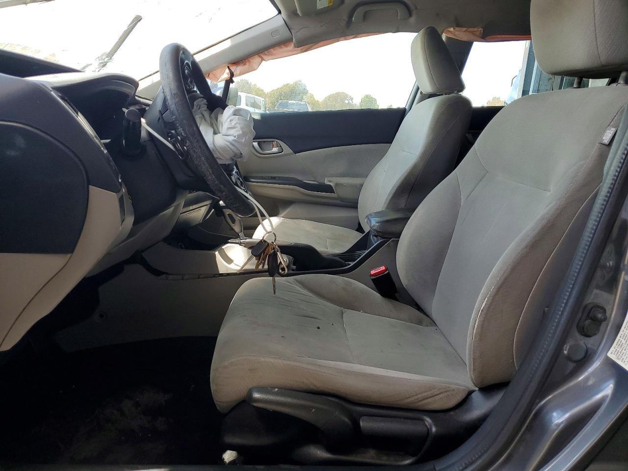 2013 Honda Civic Lx Gray vin: 19XFB2F57DE211941