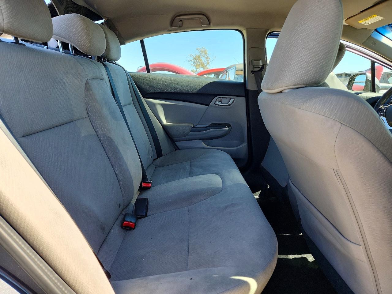 2013 Honda Civic Lx Gray vin: 19XFB2F57DE217836