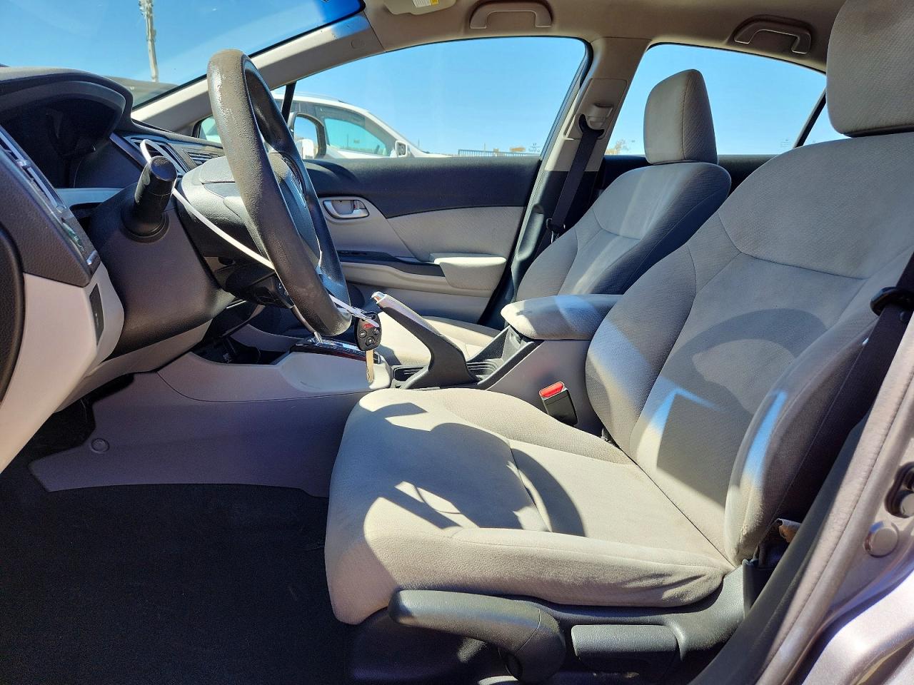 2013 Honda Civic Lx Gray vin: 19XFB2F57DE217836