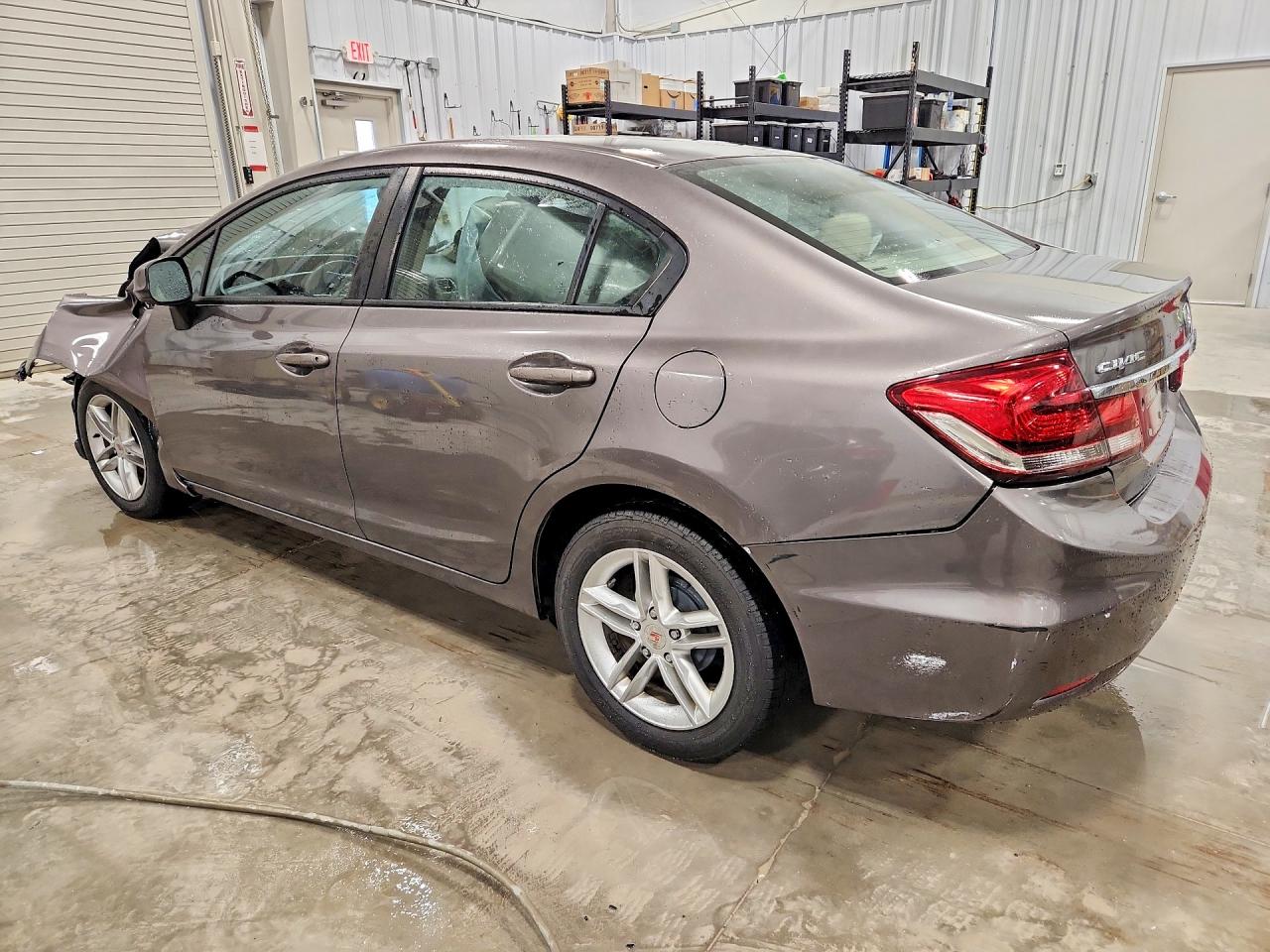 2013 Honda Civic Lx Серый vin: 19XFB2F57DE226939