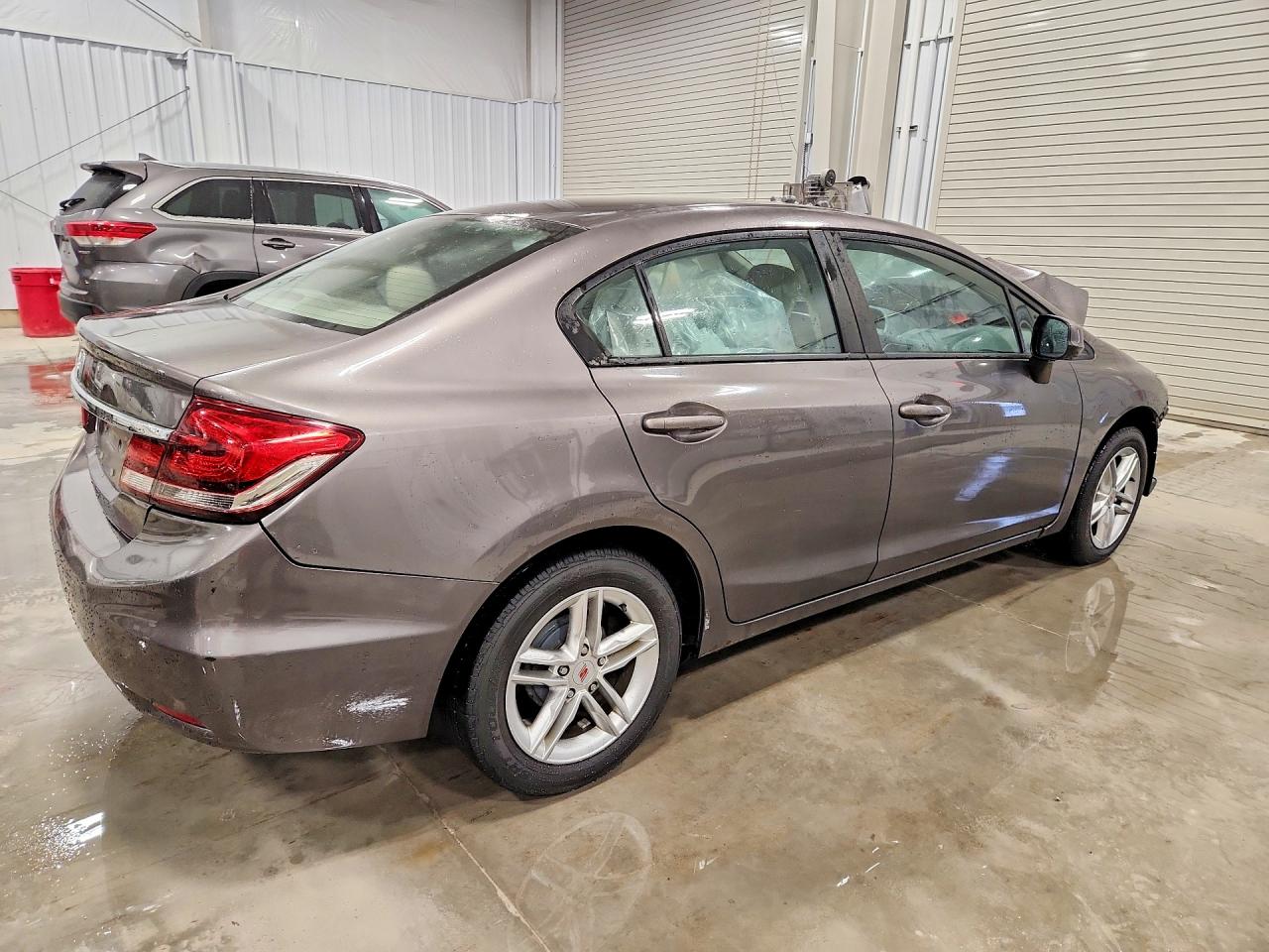 2013 Honda Civic Lx Серый vin: 19XFB2F57DE226939