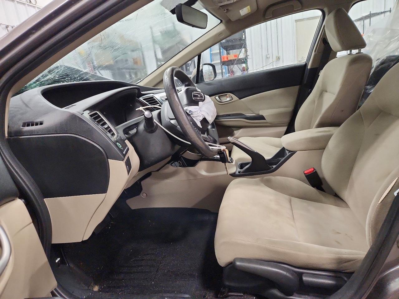2013 Honda Civic Lx Серый vin: 19XFB2F57DE226939