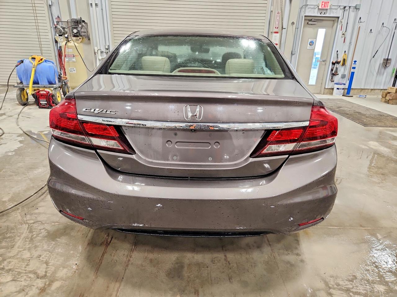 2013 Honda Civic Lx Серый vin: 19XFB2F57DE226939