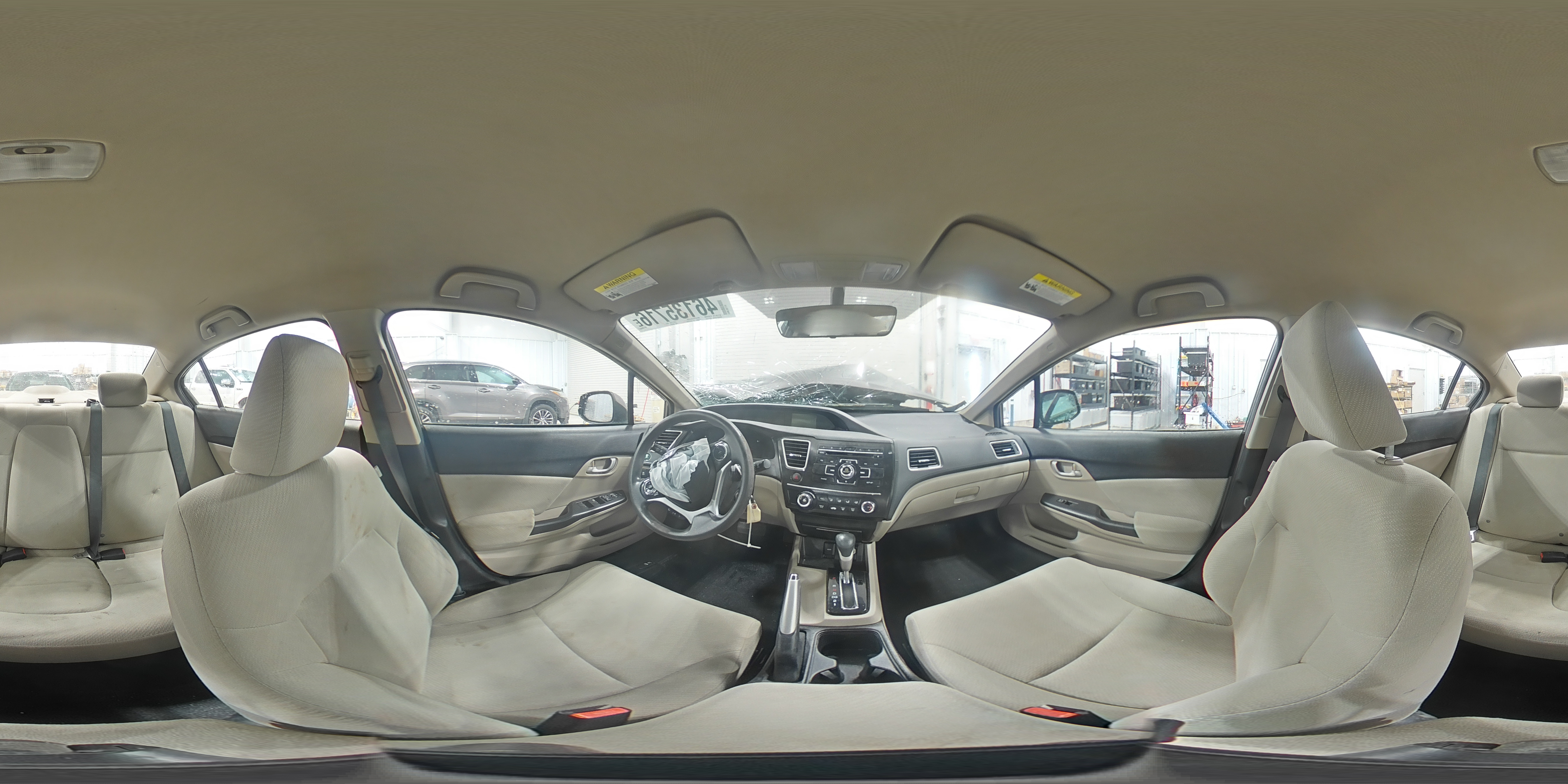 2013 Honda Civic Lx Серый vin: 19XFB2F57DE226939