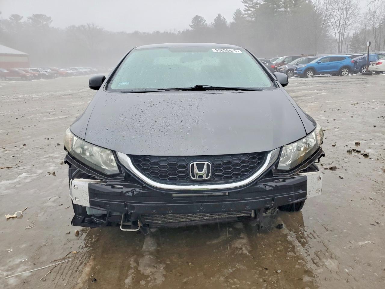 2013 Honda Civic Lx Gray vin: 19XFB2F57DE227556