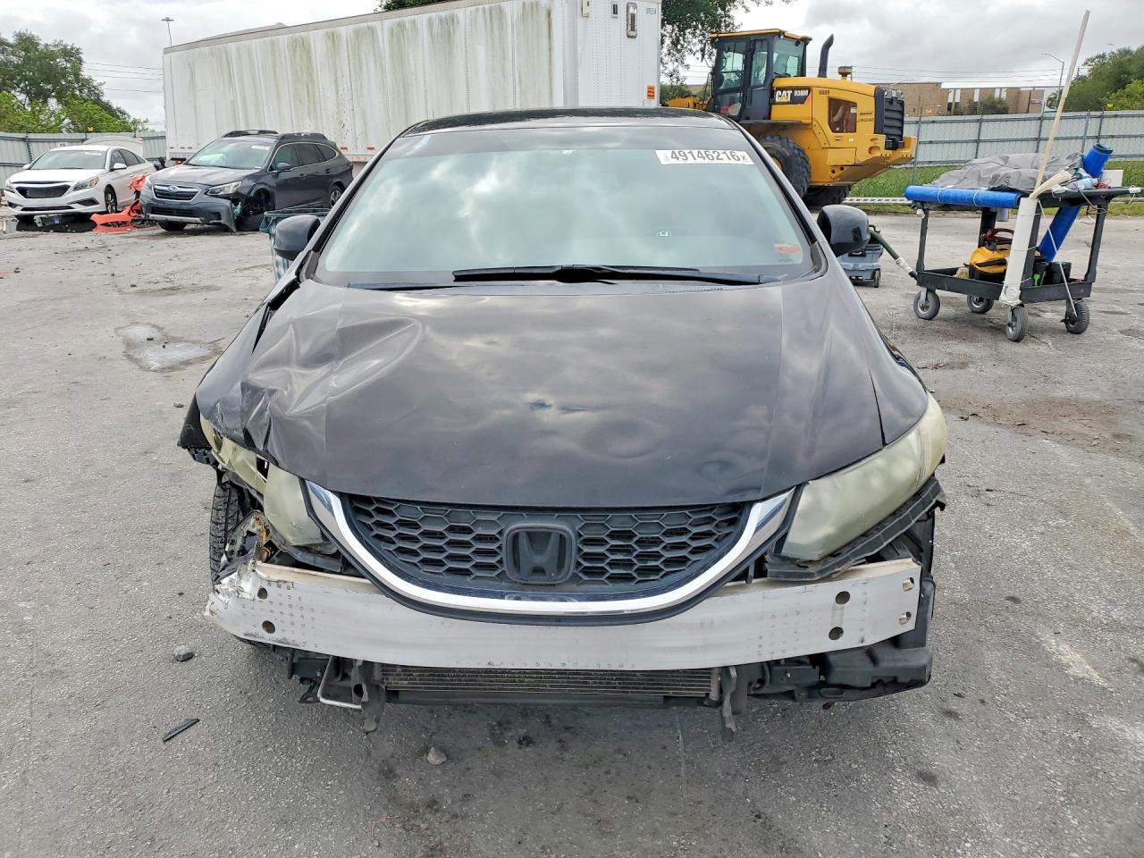 2013 Honda Civic Lx Черный vin: 19XFB2F57DE233521