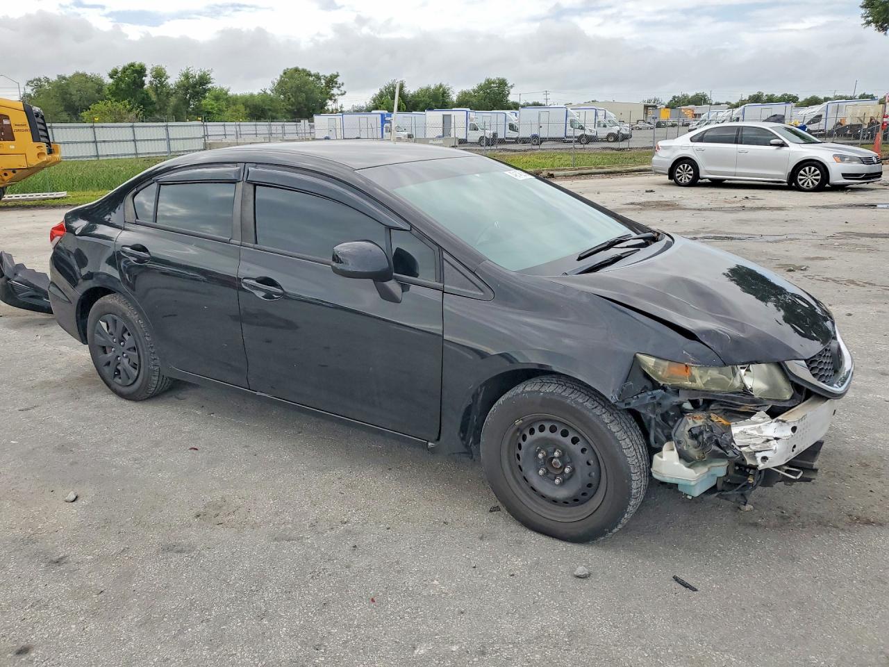 2013 Honda Civic Lx Черный vin: 19XFB2F57DE233521