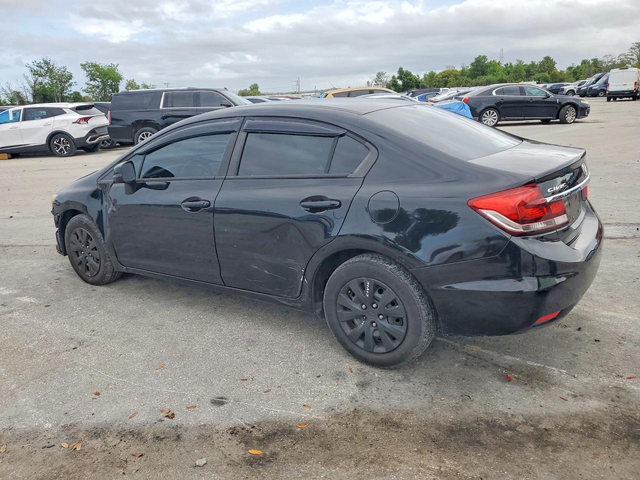 2013 Honda Civic Lx Черный vin: 19XFB2F57DE233521