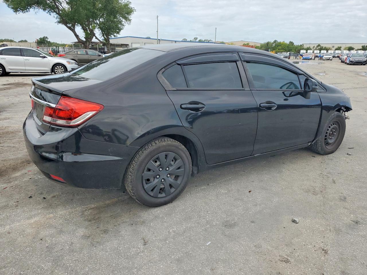 2013 Honda Civic Lx Черный vin: 19XFB2F57DE233521