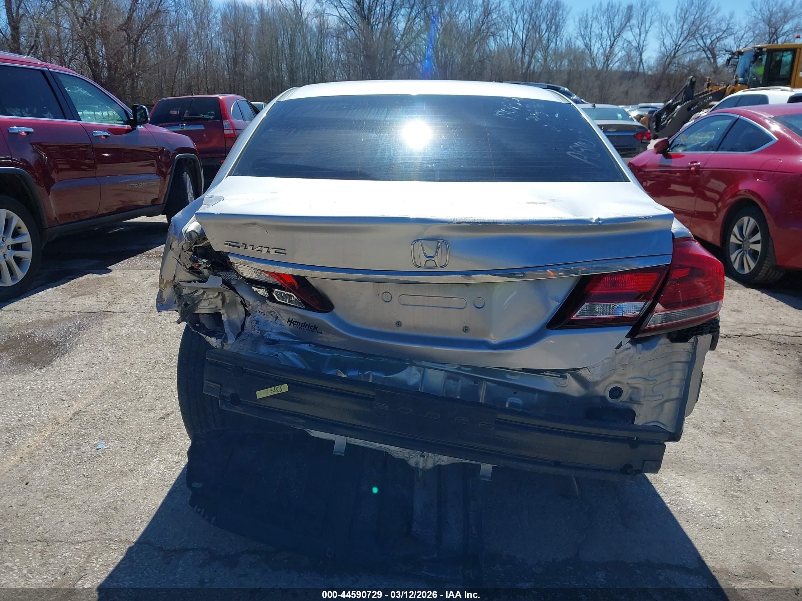 2013 Honda Civic Lx Silver vin: 19XFB2F57DE242686