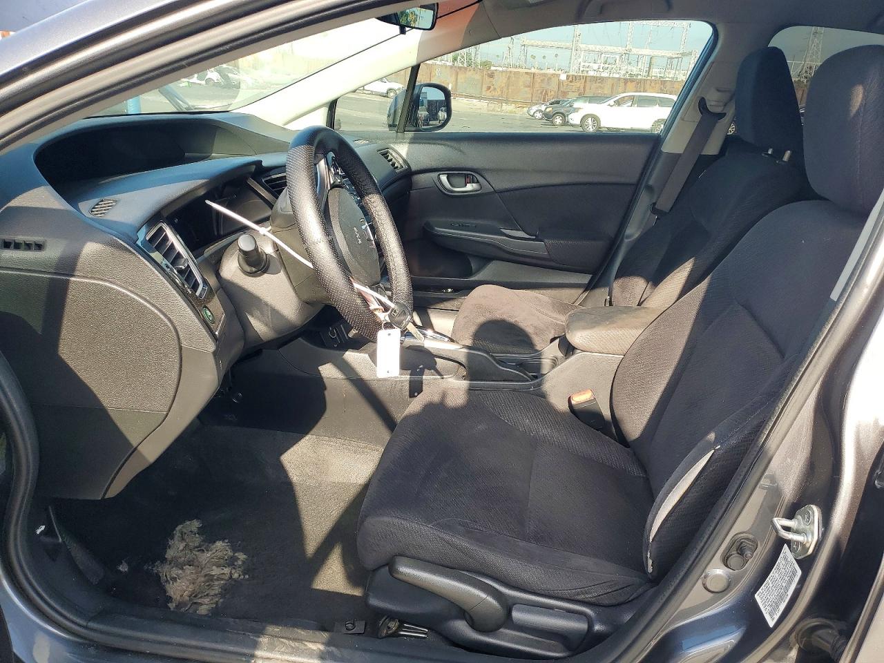 2013 Honda Civic Lx Gray vin: 19XFB2F57DE242879