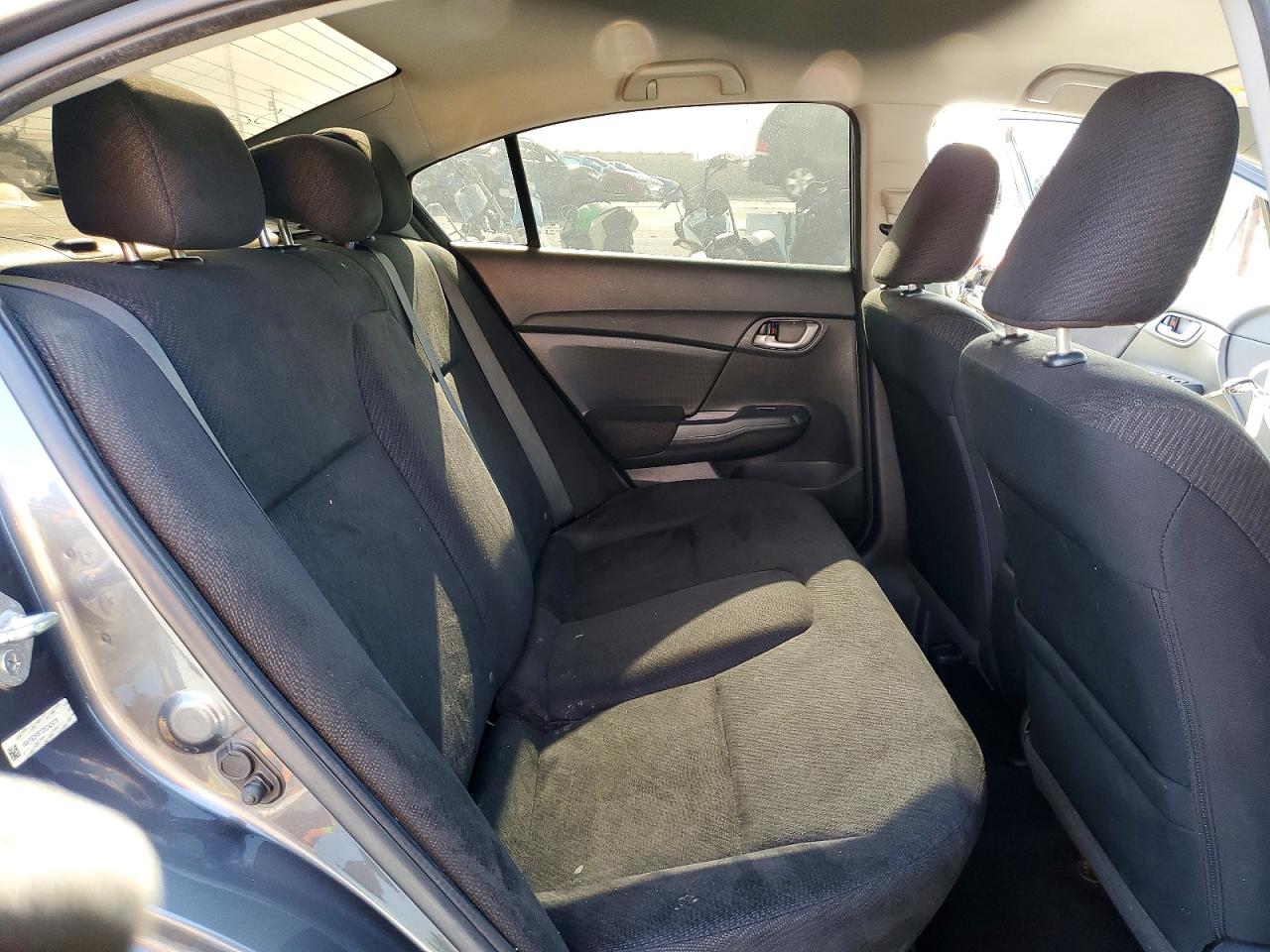 2013 Honda Civic Lx Gray vin: 19XFB2F57DE242879