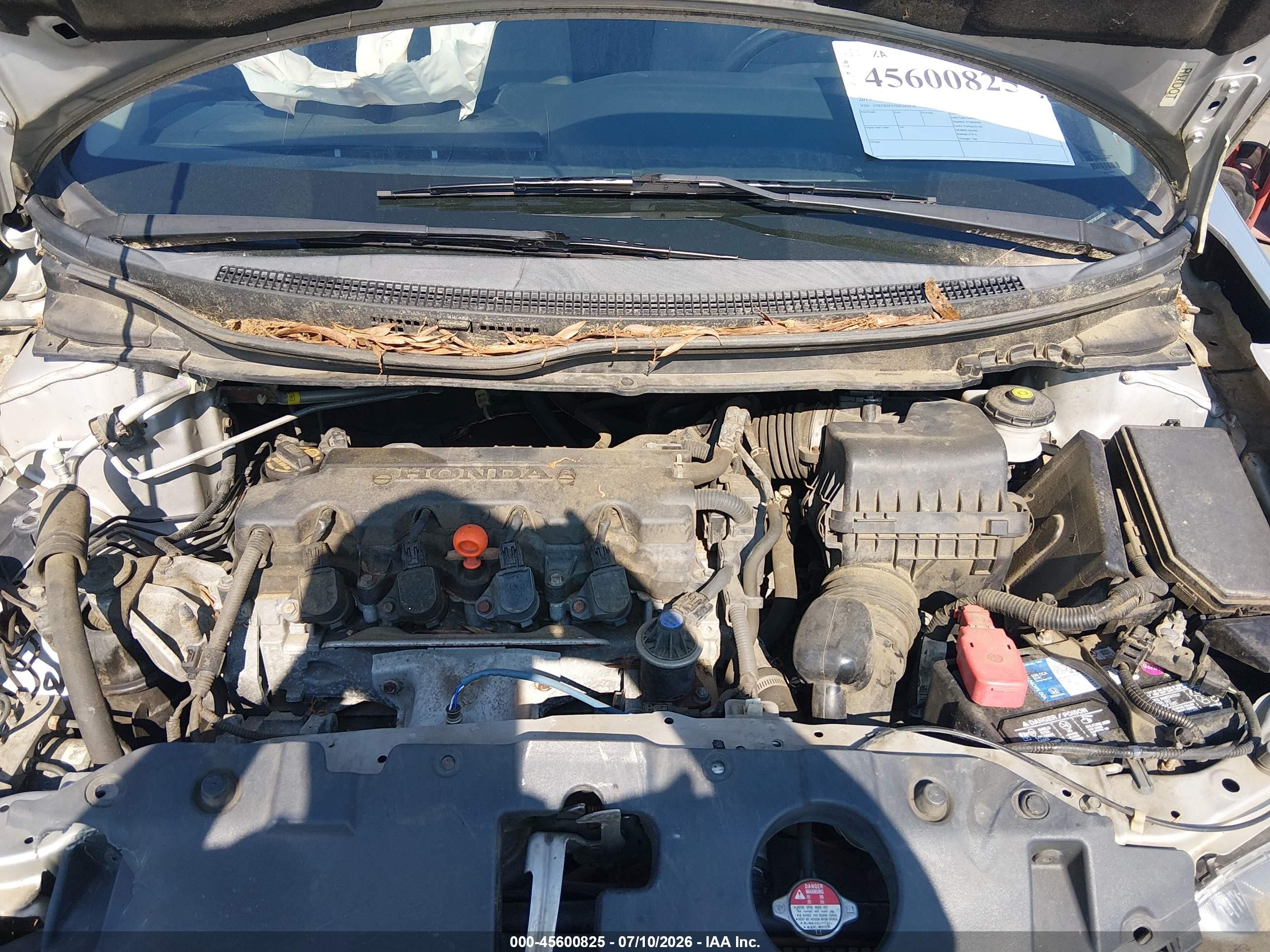 2013 Honda Civic Lx Silver vin: 19XFB2F57DE243028