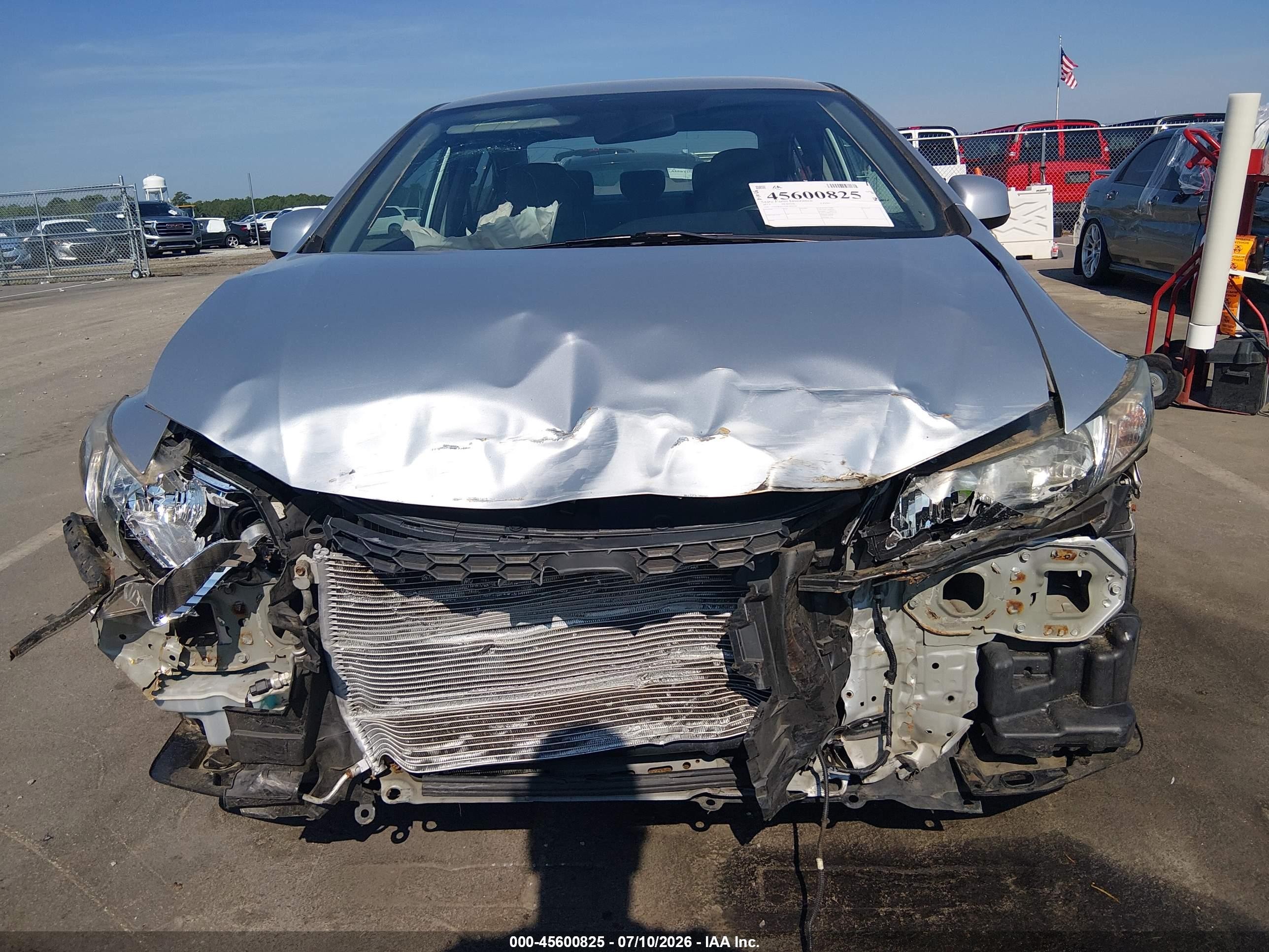 2013 Honda Civic Lx Silver vin: 19XFB2F57DE243028