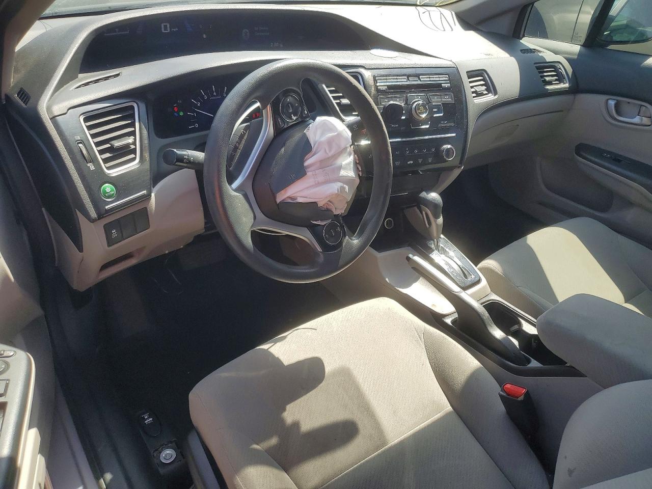 2013 Honda Civic Lx Silver vin: 19XFB2F57DE244180