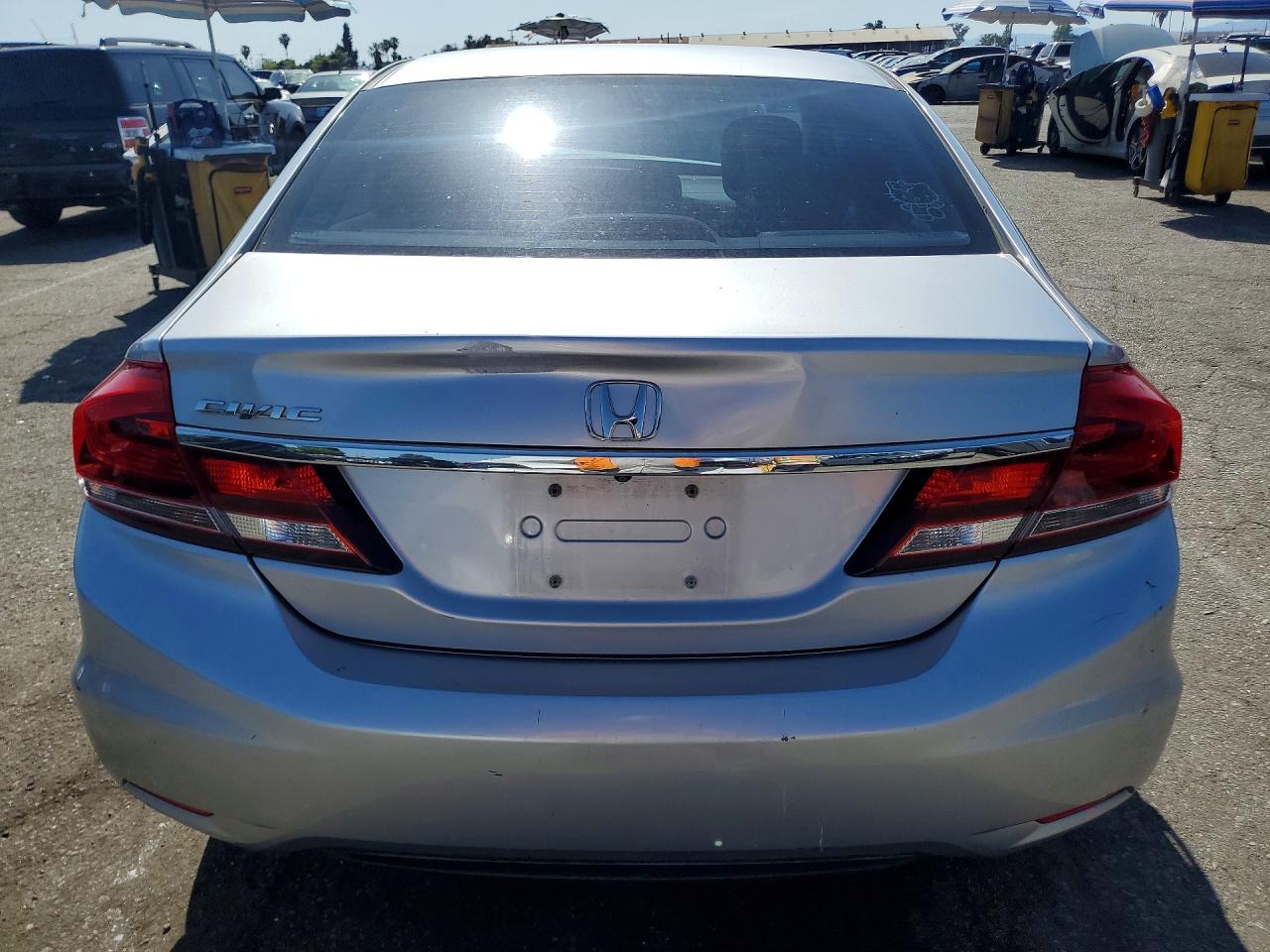 2013 Honda Civic Lx Silver vin: 19XFB2F57DE244180