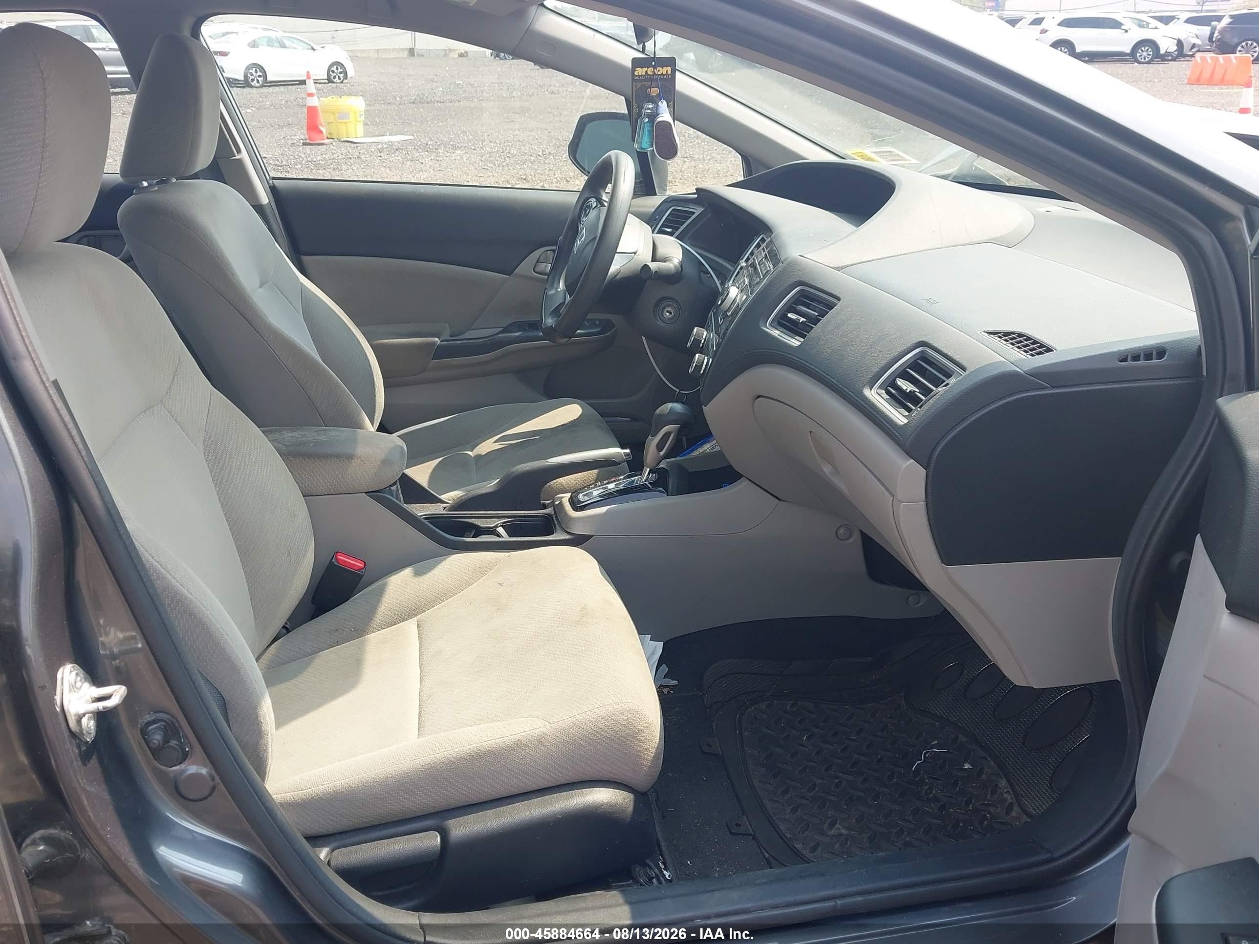 2013 Honda Civic Lx Серый vin: 19XFB2F57DE245488
